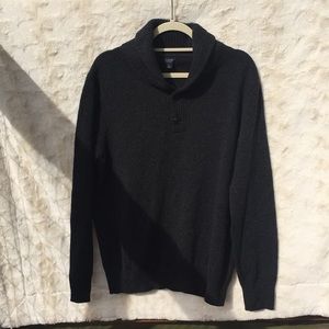 J Crew Dark Grey Fisherman’s Sweater